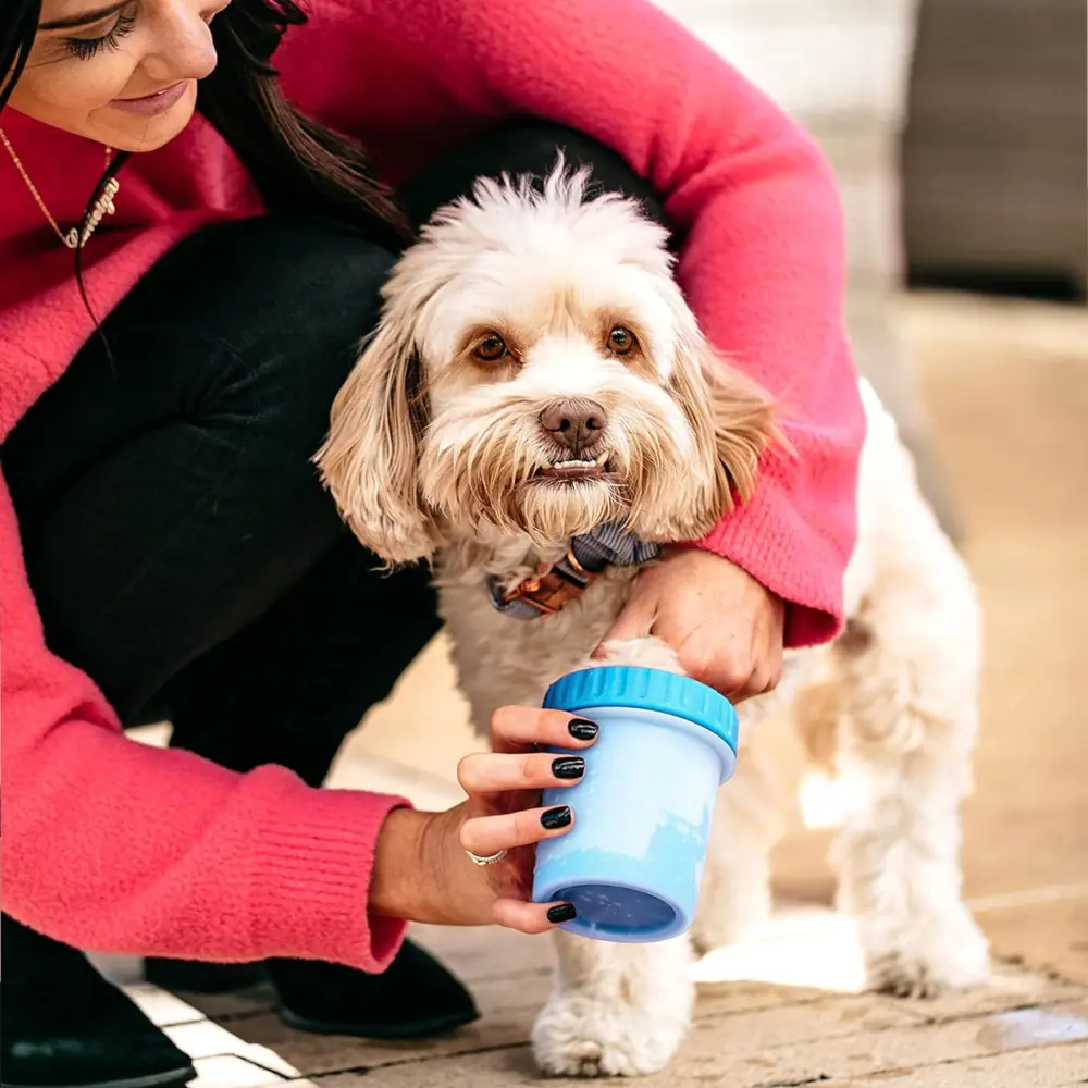 Portable Dog Paw Cleaner & Scrubber