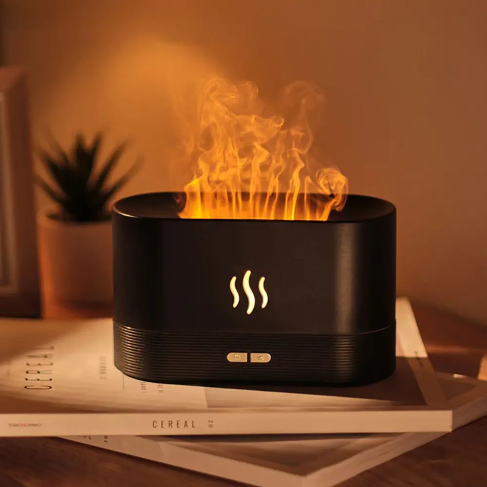 Flame Mist Humidifier & Aromatherapy Diffuser